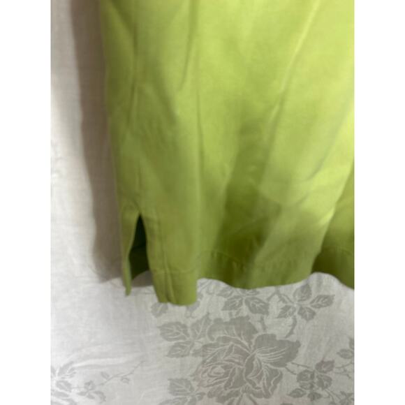 Tommy Bahama Button Up 4XB Sage Green Solid 100% Silk Short Sleeve Wood Button - Picture 2 of 11